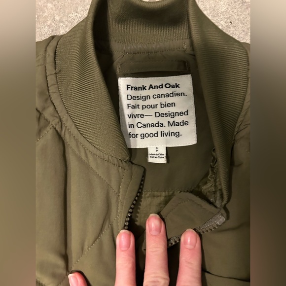 * SOLD* Frank and Oak Skyline Bomber Jacket - Picture 3 of 5